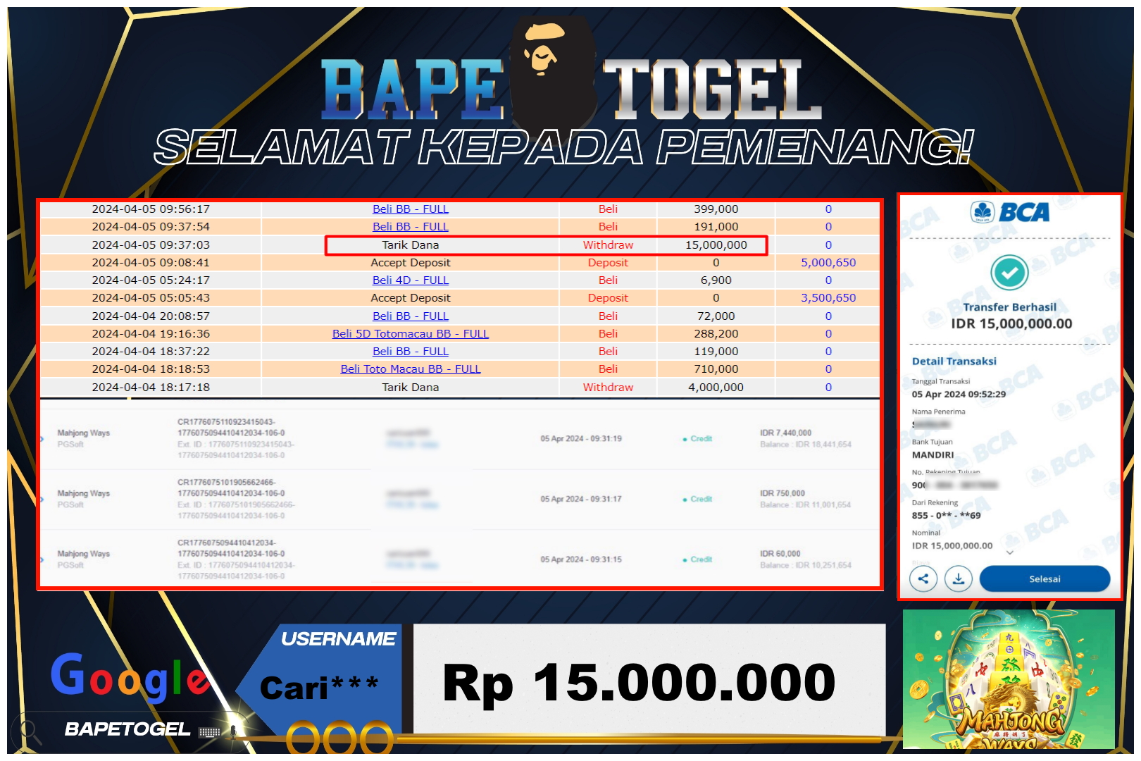 BAPETOGEL
